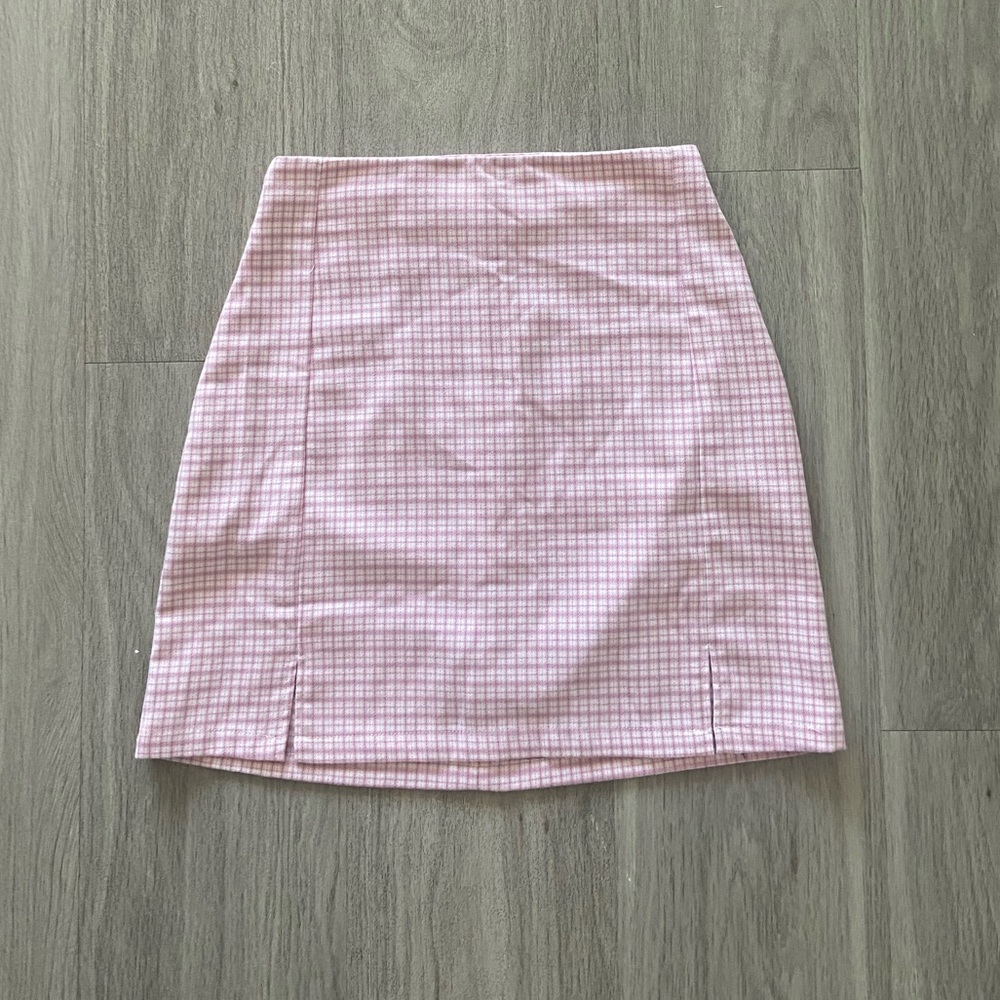Brandy Melville Pink Mini Skirt